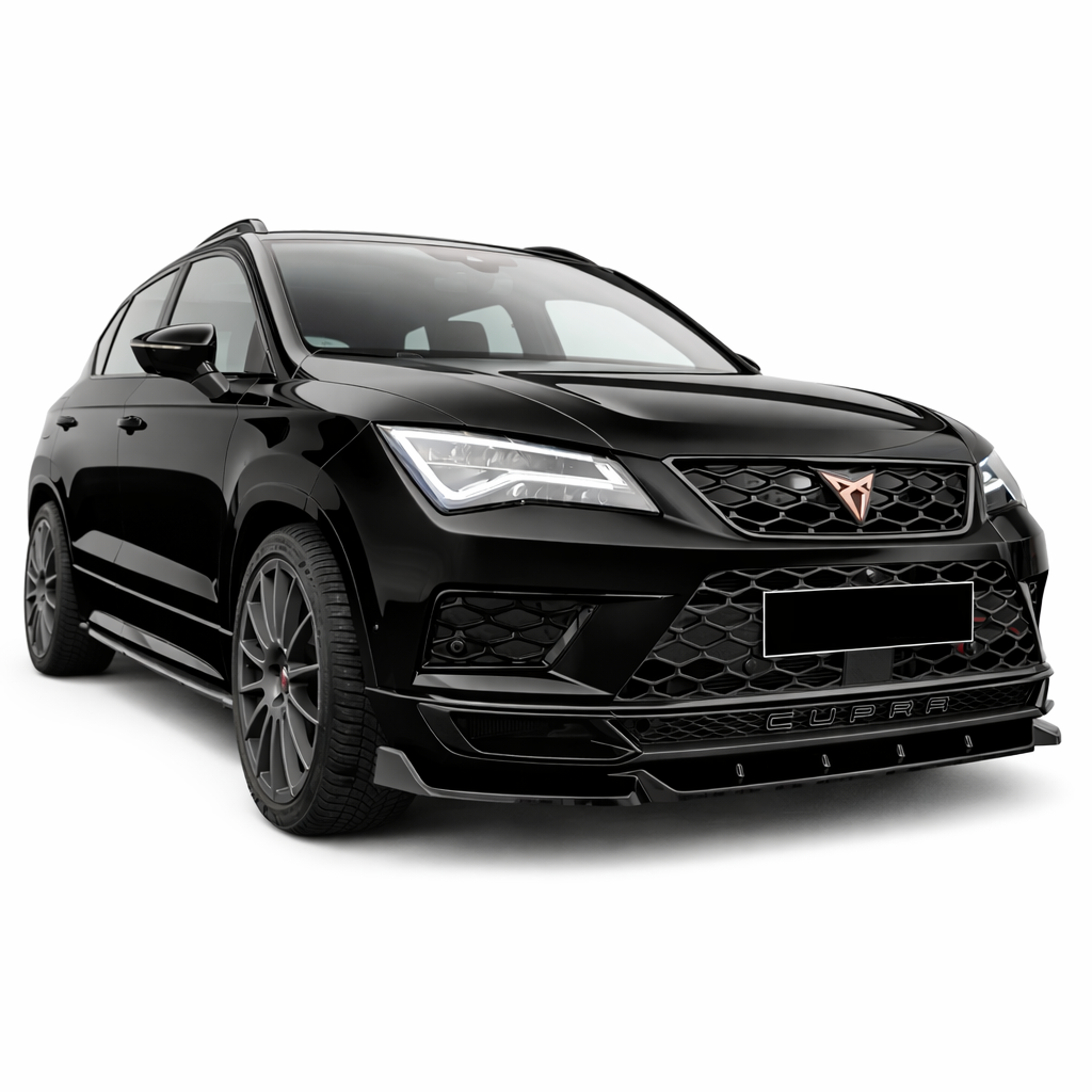 💫ART.9486 Splitter Anteriore V1 per Cupra Ateca Nero Lucido 2018-2021💫