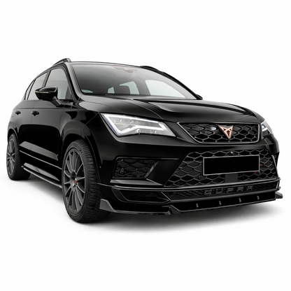 💫ART.9486 Splitter Anteriore V1 per Cupra Ateca Nero Lucido 2018-2021💫