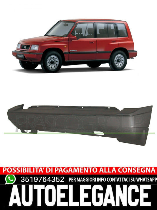 Paraurti Prasco Posteriore per SUZUKI VITARA NERO-2 PORTE MOD. 92 > 7181160A305P