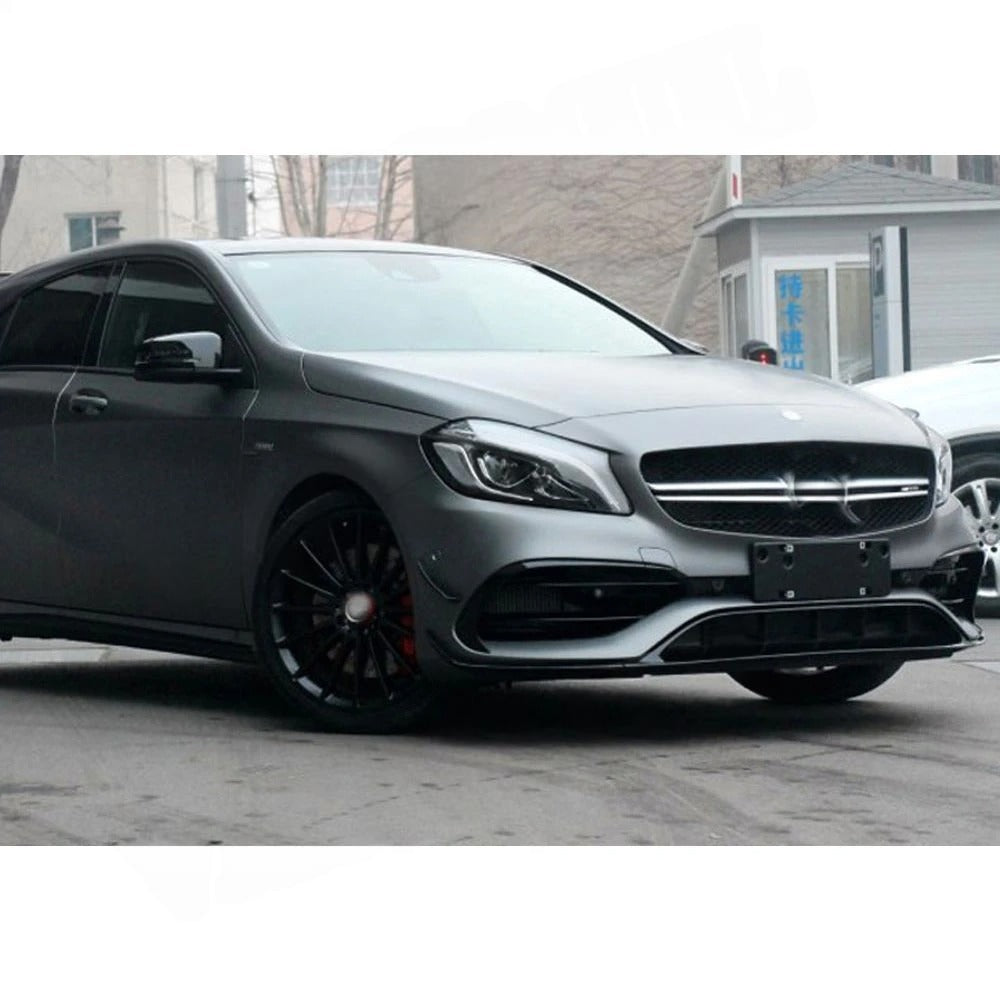 💫ART.4818 Splitter anteriore in Fibra Di Carbonio per Classe A W176 AMG 16-19💫