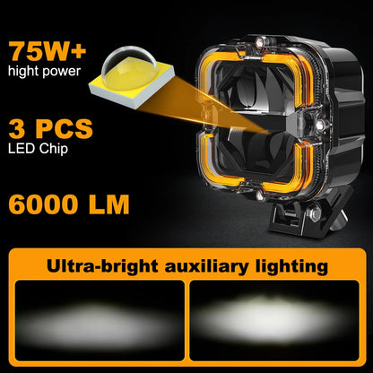 💫ART.8304 Barra luminosa FULL FULL LED per Jeep Offroad Truck 4x4 SUV 💫