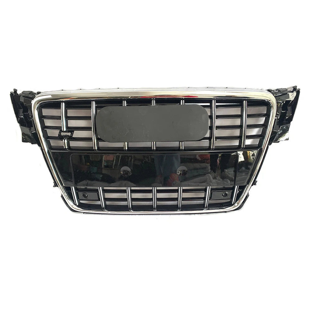 💫ART.8482 Griglia Anteriore Nero Lucido / Cromato stile S4 per Audi A4 09-12💫