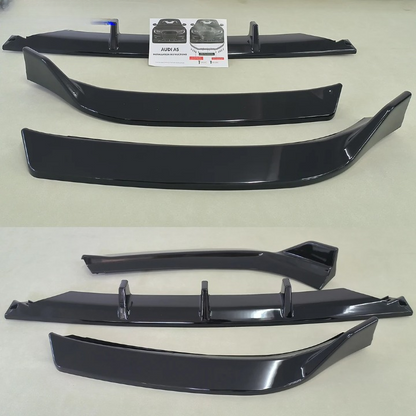 💫ART.4808 Splitter Anteriore adatto per Audi A5 S5 Quattro S-LINE 2012-2016💫
