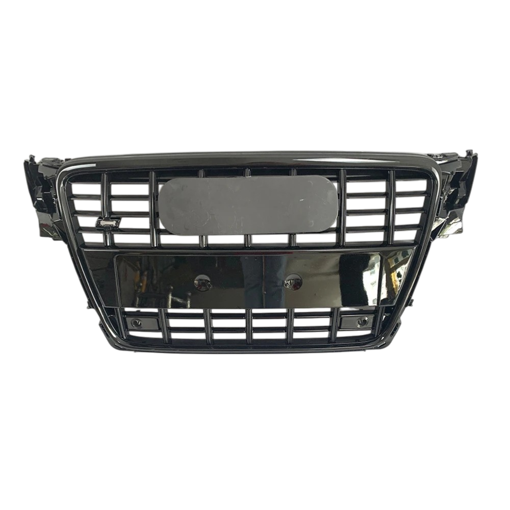 💫ART.8482 Griglia Anteriore Nero Lucido / Cromato stile S4 per Audi A4 09-12💫