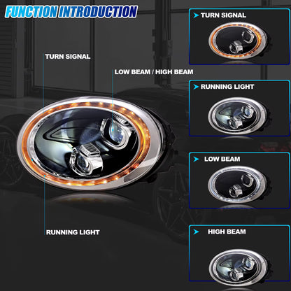 💫ART.10370  Fari Anteriori a LED per VW Beetle 2013-2019💫