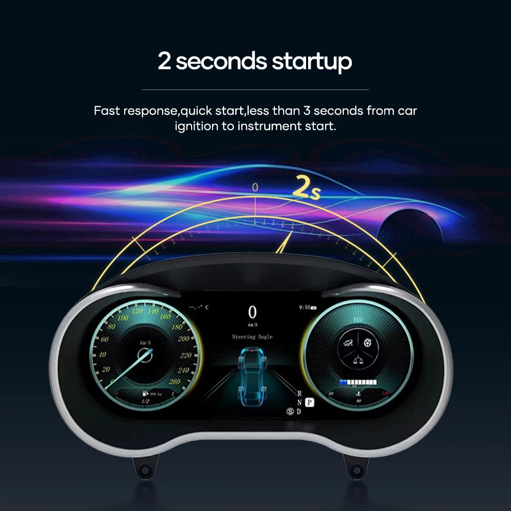 💫ART.4003 Cockpit virtuale digitale LCD per Mercedes Benz C W204 2011-2014💫