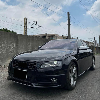 💫ART.8482 Griglia Anteriore Nero Lucido / Cromato stile S4 per Audi A4 09-12💫
