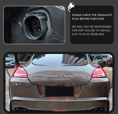 💫ART.5012 Fari Posteriore Daylight LED adatto per Porsche Panamera 2010-2013💫