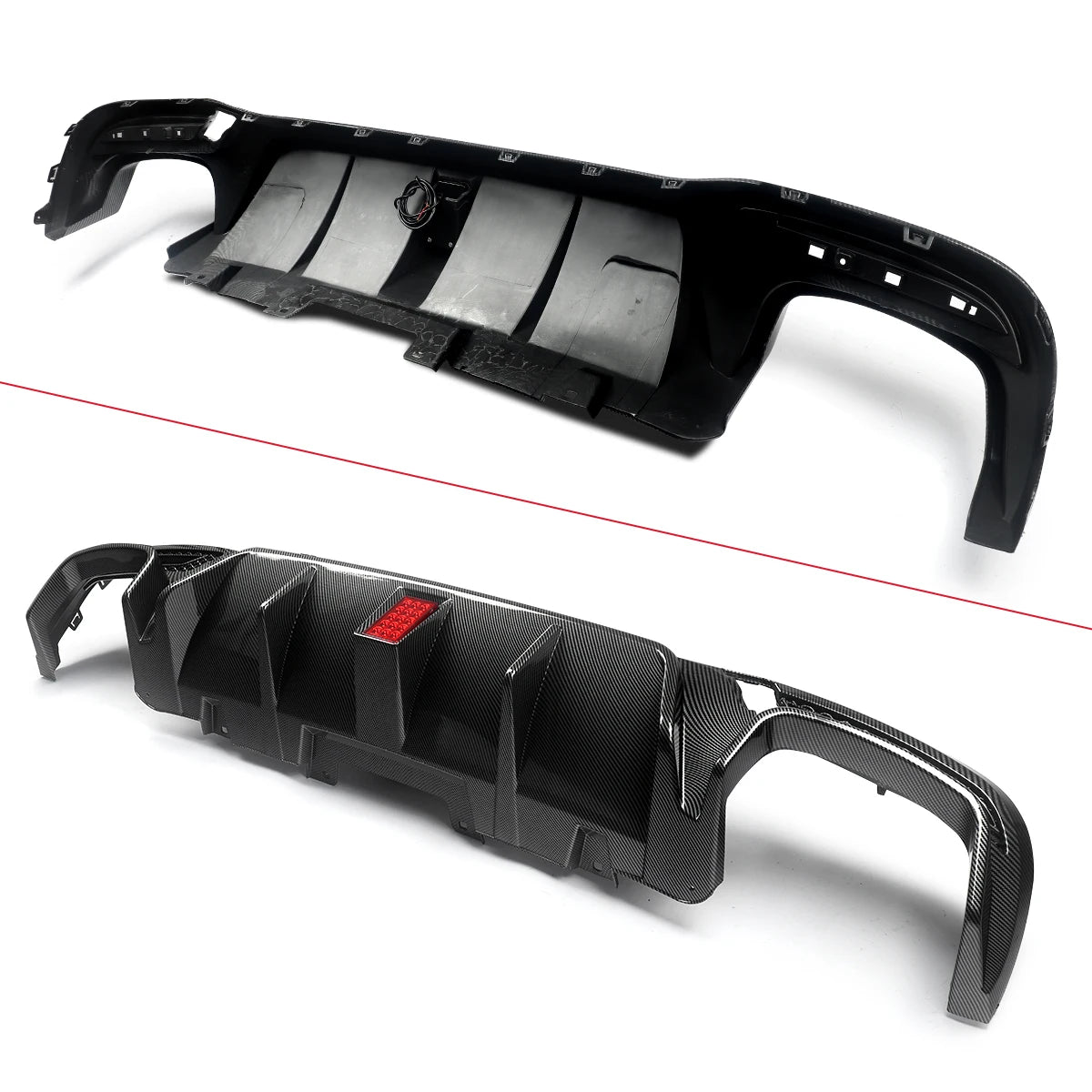 💫ART.4869 Diffusore Posteriore (Carbonio) Stile F1 per GLE / GLS / AMG 15-19💫