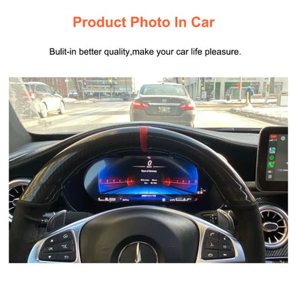 💫ART.5014 12.3" Virtual Cockpit LCD Per Mercedes Benz C/GLC 2015-2018💫