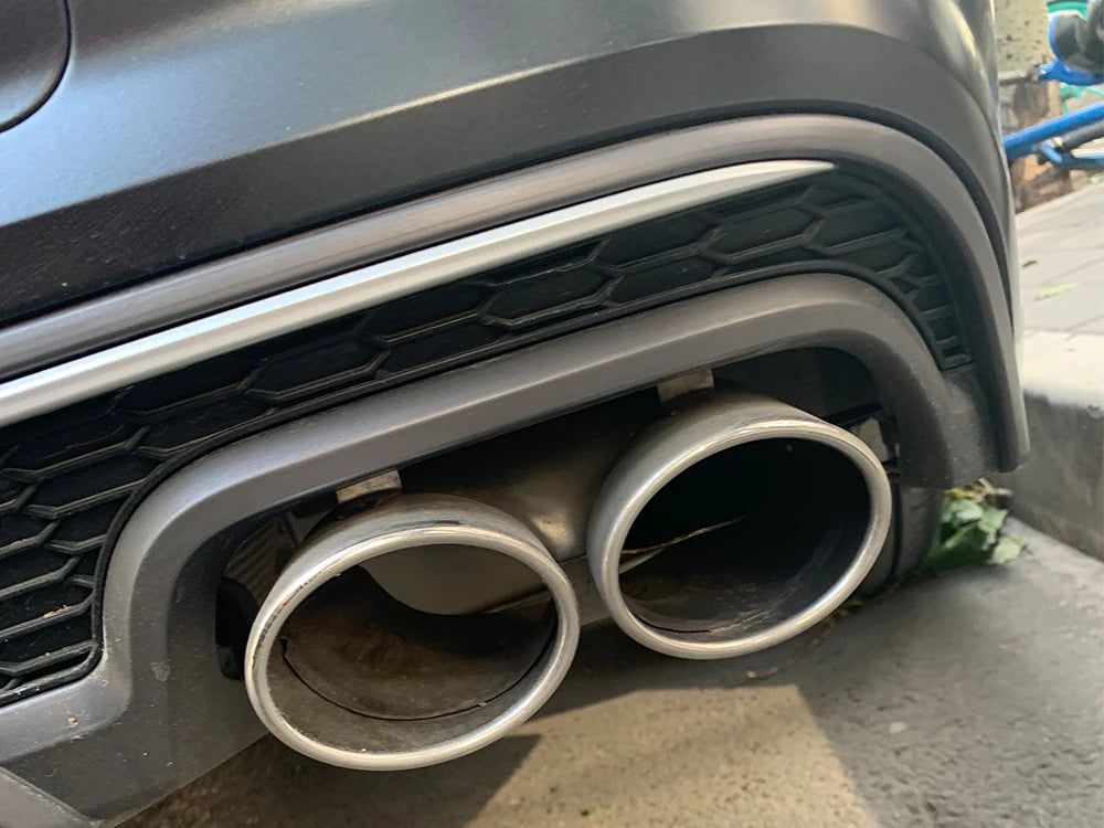 💫ART.4583 Diffusore + Terminali di Scarico adatto per Audi A6 C7 2016-2018💫