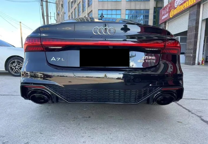 💫ART.8098 Diffusore per Audi A7 S-line 4 Porte 19-20 con Punte di Scarico PP💫