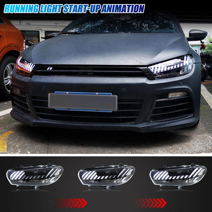 💫ART.8781 Fari Anteriori LED DRL per VW Scirocco 3 TSI / R 2009-2017💫