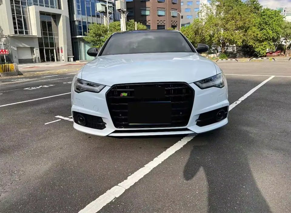 💫ART.4707 Griglia (Nero/Chromato) per Audi A6 S6 C7 2016-2018 RS6 Style💫
