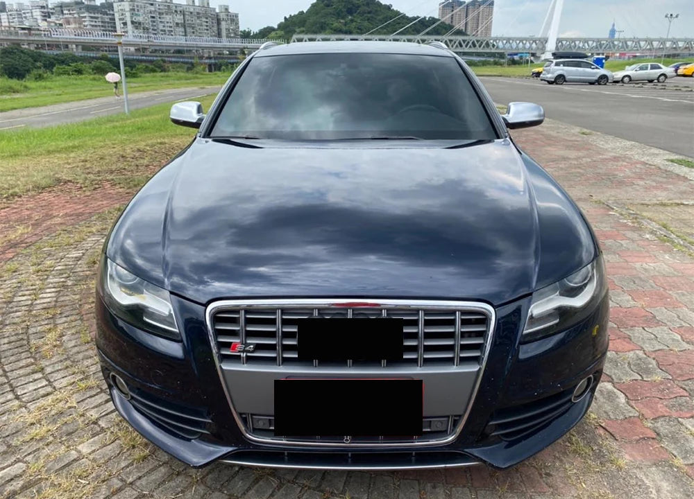💫ART.8482 Griglia Anteriore Nero Lucido / Cromato stile S4 per Audi A4 09-12💫