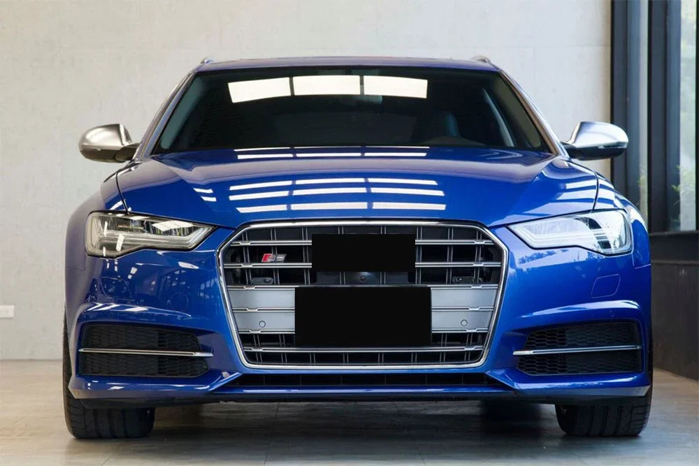 💫ART.4588 Griglia Radiatore (Nera Lucida) adatto per Audi A6 S6 C7 2016-2018💫