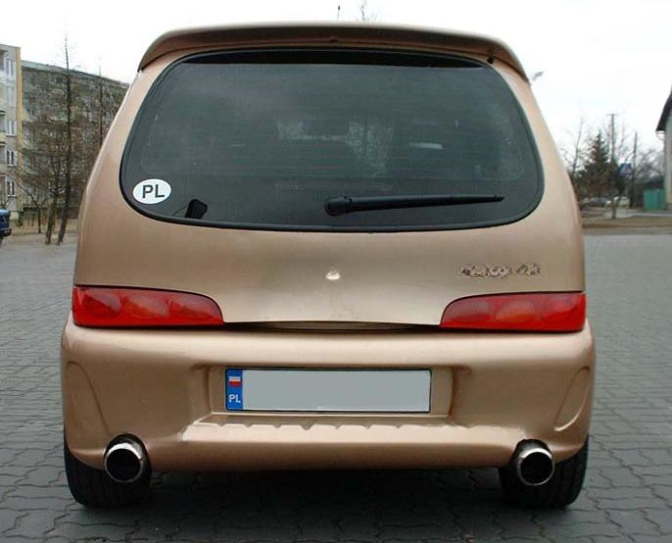 ❤️Spoiler Tettuccio Ver. I Compatibile con FIAT Seicento❤️
