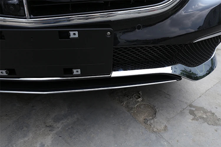 💫ART.5168 Piastra Paraurti Anteriore Cromata ABS Mercedes Benz E-Class 16-20💫