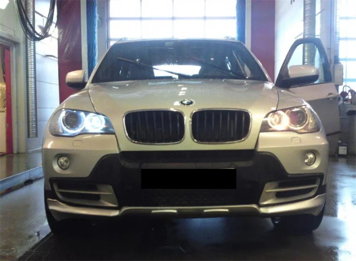 💫ART.8275 Lampadine Angel Eyes LED 120W 6000K Bianco per BMW X5 X6 2007-2011💫
