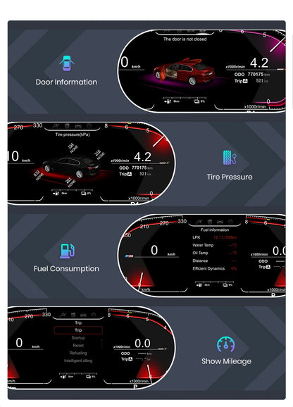 💫ART.4581 Cockpit Virtuale Digitale LCD per BMW X1 E84 2009 - 2015💫