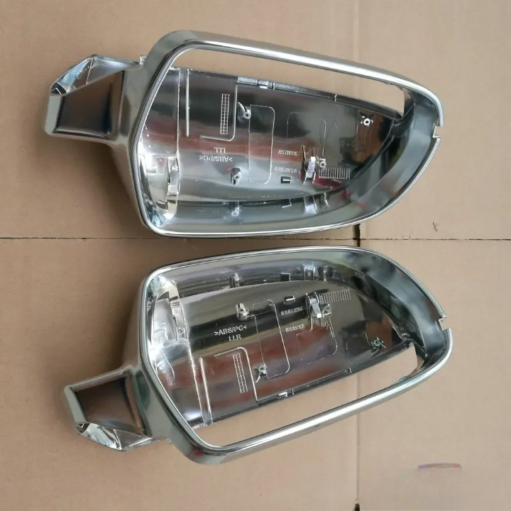 💫ART.4817 Coperture Specchietti Cromati Opachi Argento per Audi A4 A5 10-16💫