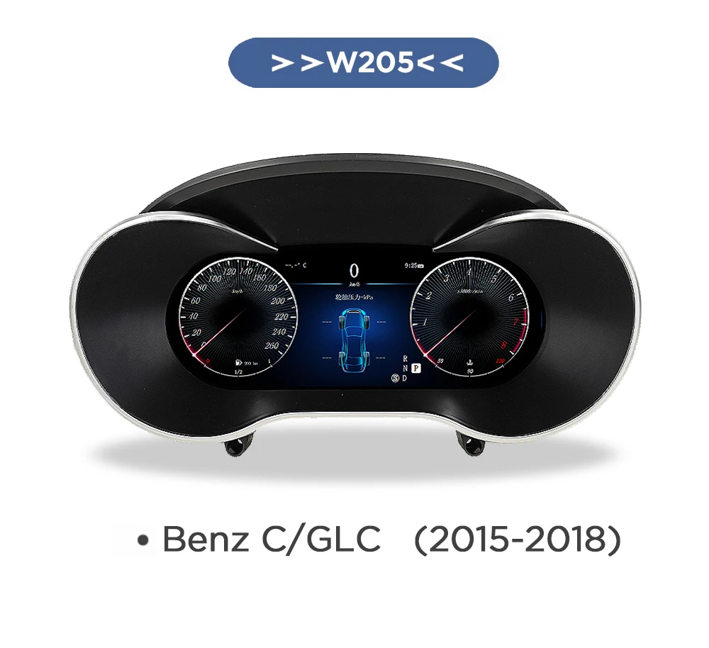 💫ART.5021 12.3'' Virtual Cockpit per Benz C / GLC 2015-2018💫