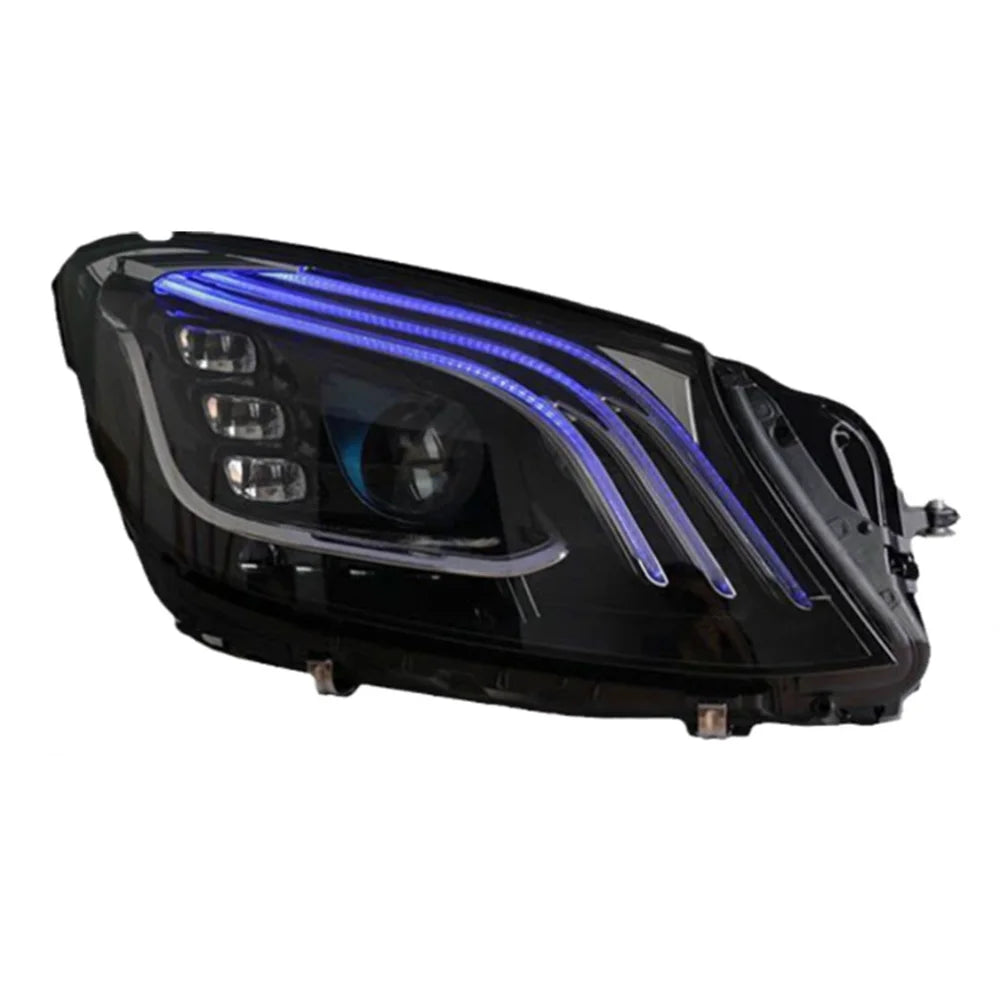 💫ART.4884 Fari Anteriori LED Doppio Fascio Lente per Benz Classe S 2014-2018💫