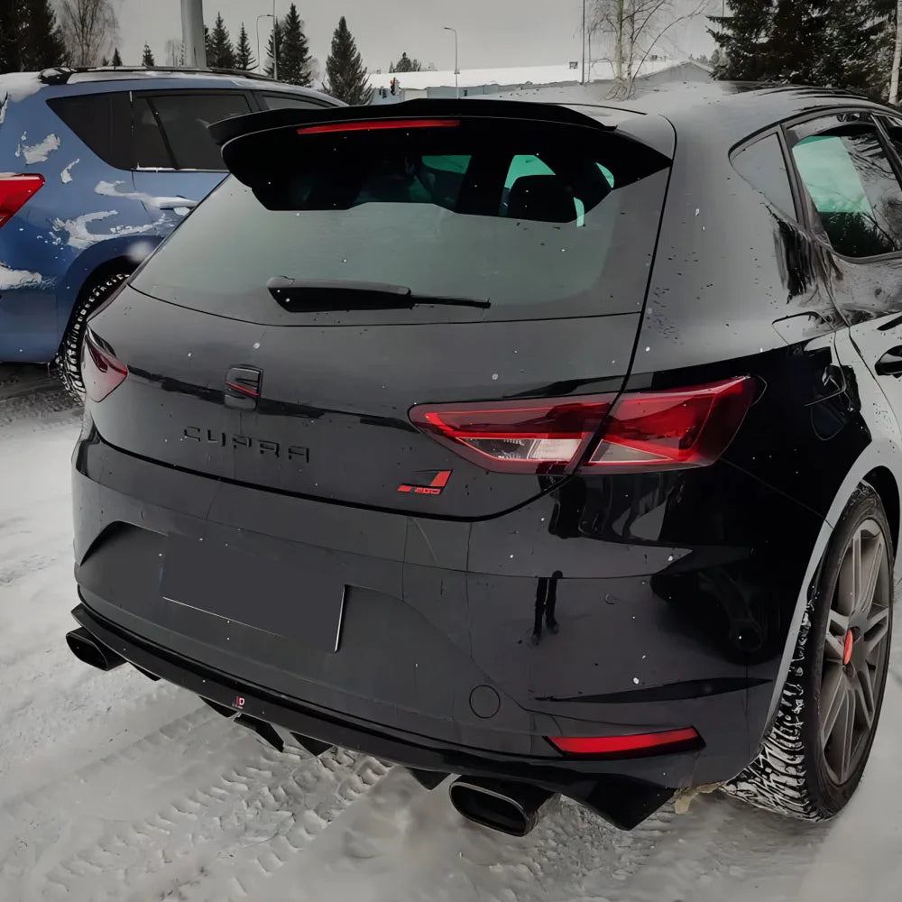 💫ART.8602 Spoiler Tetto per Seat LEON / ST Cupra 2013-2024 Nero/N-Opaco/Carbon💫