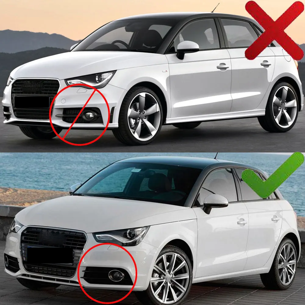 💫ART.5199 Griglia Fendinebbia A Nido D'ape Per Audi A1 8X 2010-2014💫