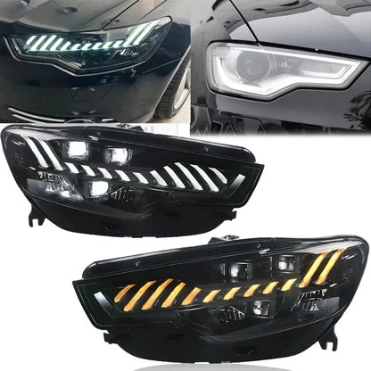 ART.4592  Set Fari Anteriori LED per Audi A6 A6L C7 2012-2015