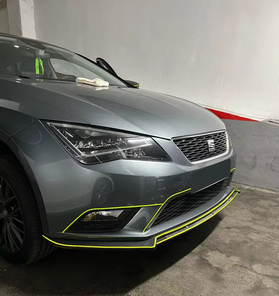 💫ART.8621 Splitter Posteriore Carbon Look Per Seat Leon 3 MK3 5F 2012-2016💫