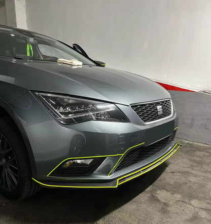 💫ART.8621 Splitter Posteriore Carbon Look Per Seat Leon 3 MK3 5F 2012-2016💫