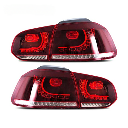 💎HEADLIGHTS SUITABLE FOR VW golf6 mk6 R20 2008-2013 RED💎