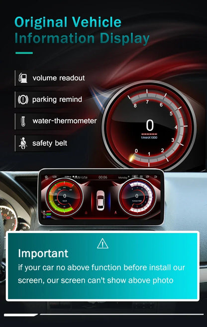 💫ART.4875 CarPlay Wireless da 12,5” Android 14 per M.BENZ Classe A GLA CLA++ 💫