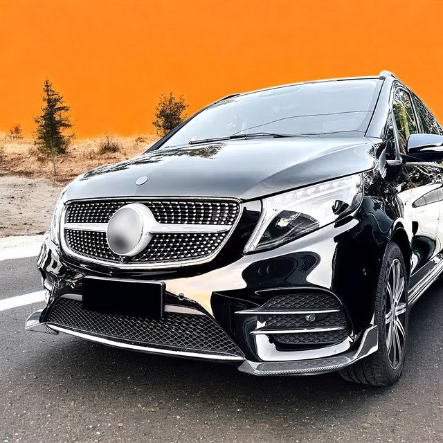 💥DIAMOND SILVER RADIATOR GRILLE SUITABLE FOR Mercedes Benz V-Class W447 19💥 