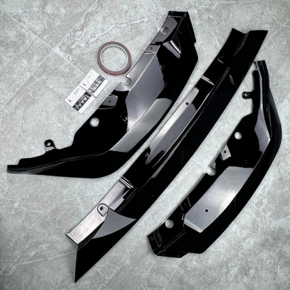 💫ART.8096 Splitter Anteriore per BMW Serie 2 M2 G87 23-25 Nero Lucido💫