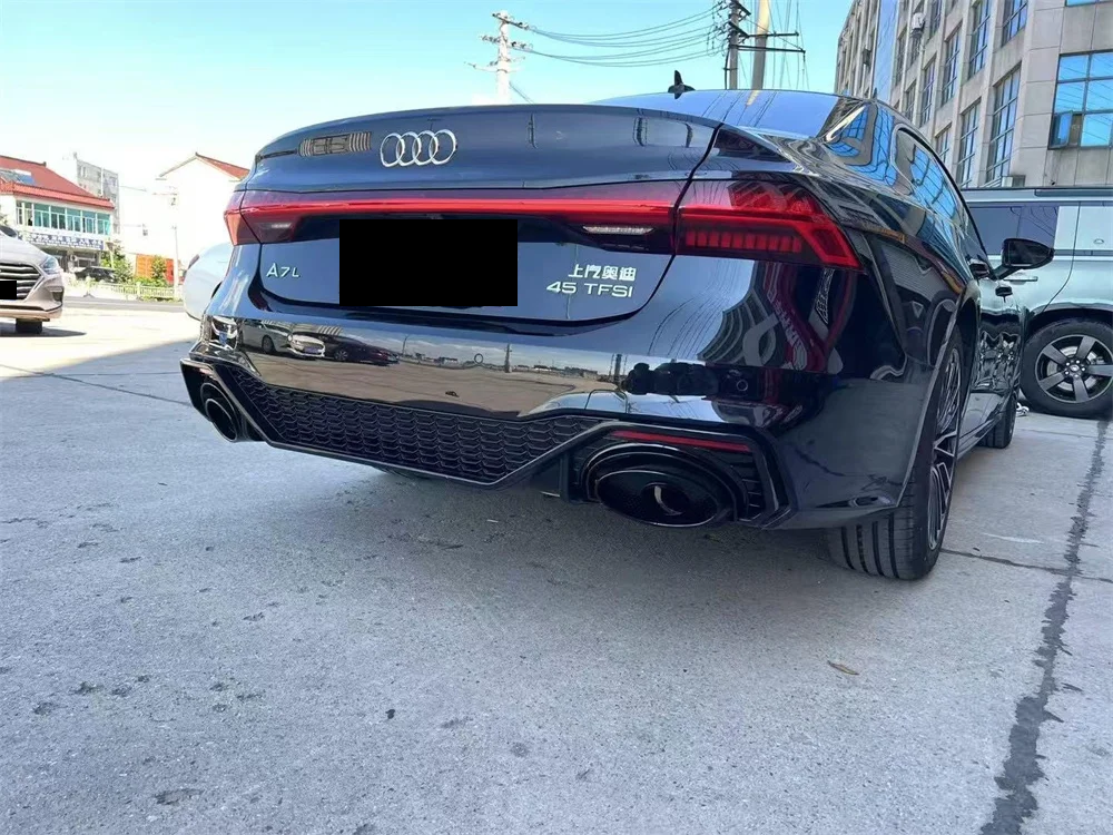 💫ART.8098 Diffusore per Audi A7 S-line 4 Porte 19-20 con Punte di Scarico PP💫