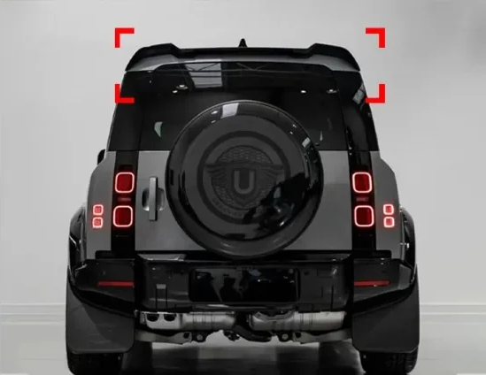 💫ART.4749 Spoiler Tetto per Land Rover Defender L663 110 130 2019-2022💫