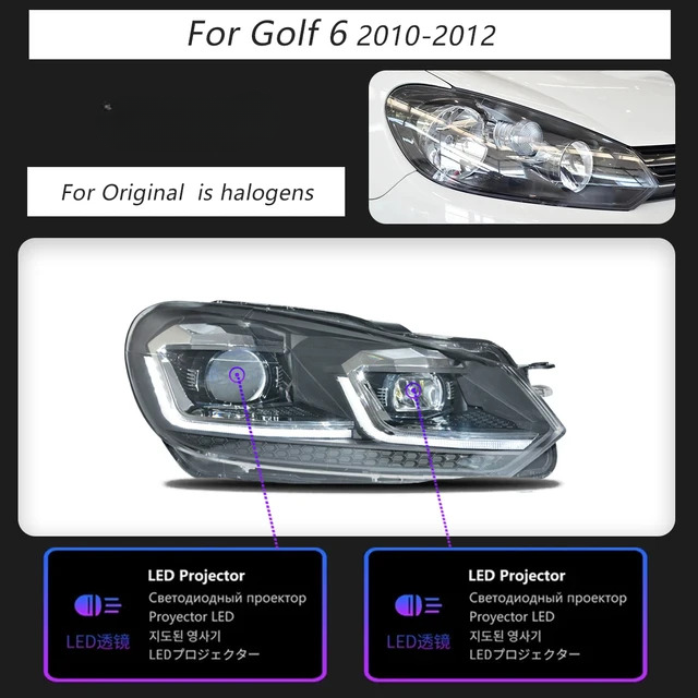 💎HEADLIGHTS SUITABLE FOR VW Golf VI MK6 2009-2012💎