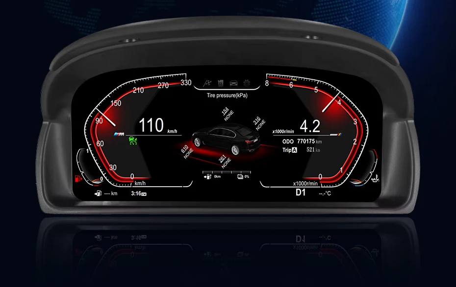 💫ART.4581 Cockpit Virtuale Digitale LCD per BMW X1 E84 2009 - 2015💫
