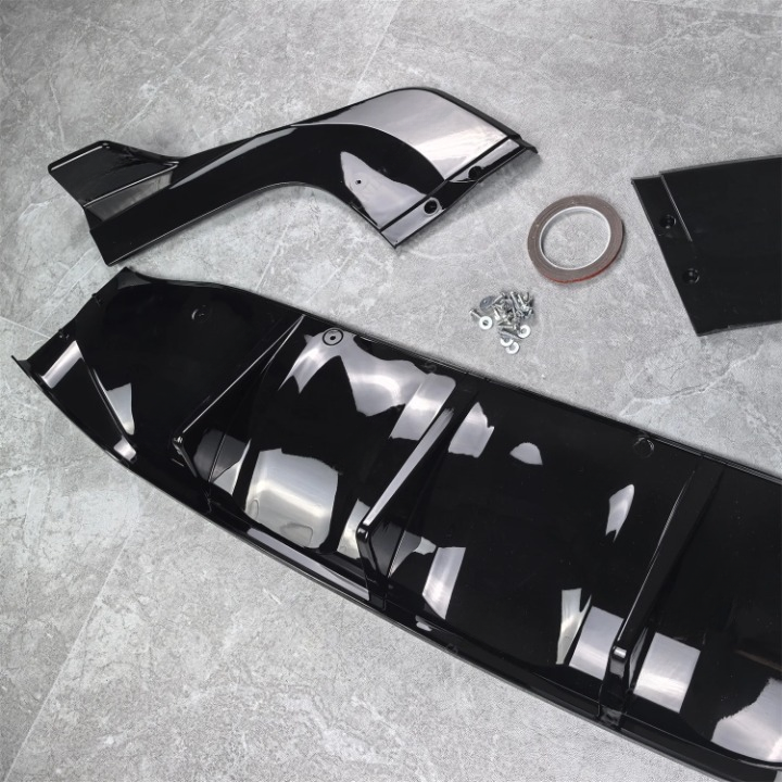 💫ART.4726 Diffusore Posteriore + Flaps per Mercedes GLC Coupe AMG Line 23-25💫