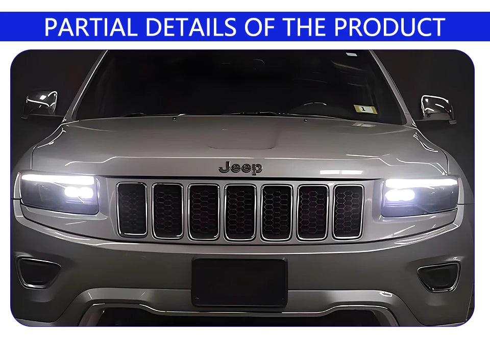 💫ART.5138 Fari Anteriori per Jeep Grand Cherokee 2014-2021 LED💫
