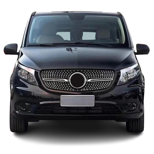 💫ART.4685 Griglia Stile Diamante (Nera) per Mercedes Classe V W447 V250 15-19💫