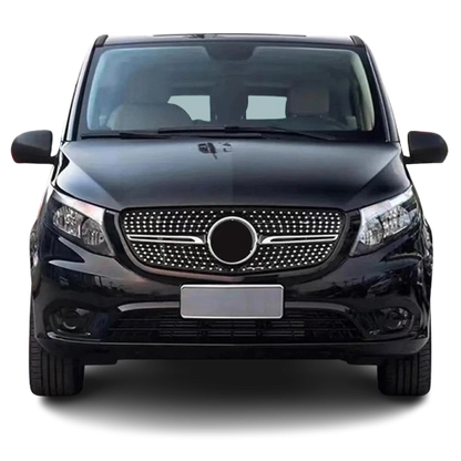 💫ART.4685 Griglia Stile Diamante (Nera) per Mercedes Classe V W447 V250 15-19💫
