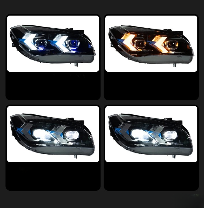 💫ART.4579 Fari Anteriori LED (Angel Eye) adatto per BMW X1 E84 2011-2015💫