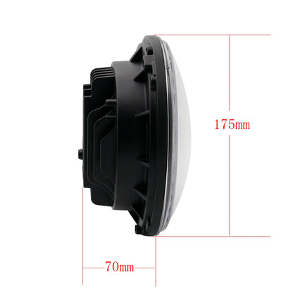 💫ART.4876 Fari Anteriori LED (Halo) per Jeep Wrangler JK TJ CJ💫