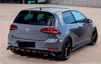 💫ART.4956 Diffusore Posteriore per Volkswagen GOLF 7 / 7.5 MK7 / 7.5 GTI R 💫