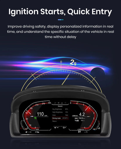💫ART.4581 Cockpit Virtuale Digitale LCD per BMW X1 E84 2009 - 2015💫