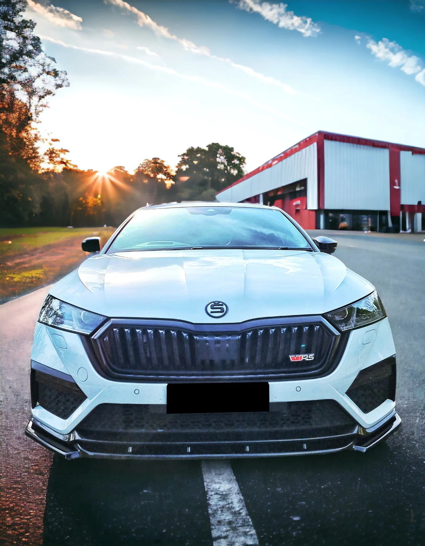 Front Splitter suitable for SKODA Octavia RS MK3 2013-2016 
