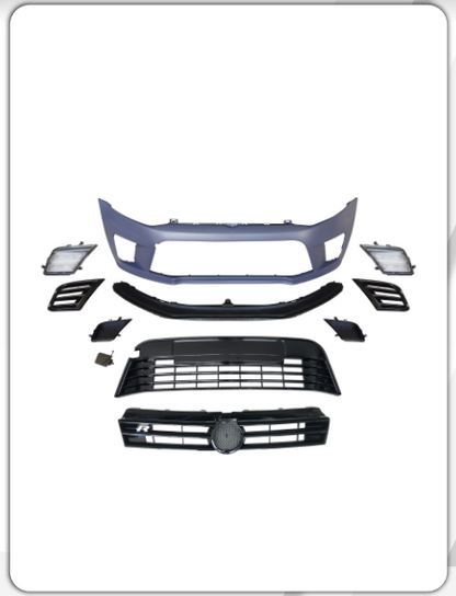 ✨PARAURTI ANTEREIORE ADATTO PER VW POLO 2010-2017 LOOK WRC R-CUP✨